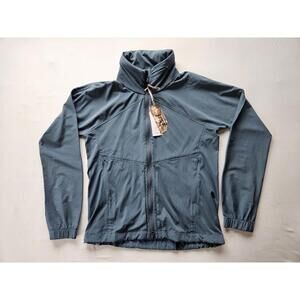 Indyeva Naya Jacket NWT Women’s M, Blue Lightweight Travel Windbreaker Hiking